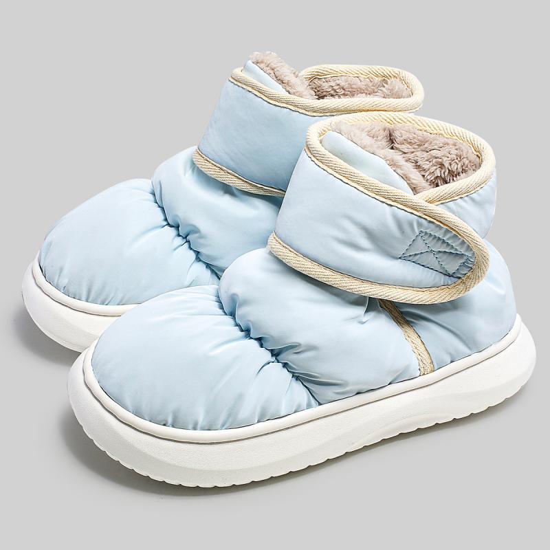 Chaussures d'intérieur en coton pour couples, hiver pour hommes