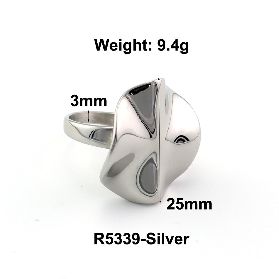 Fashion Bamboo Stainless Steel Ring