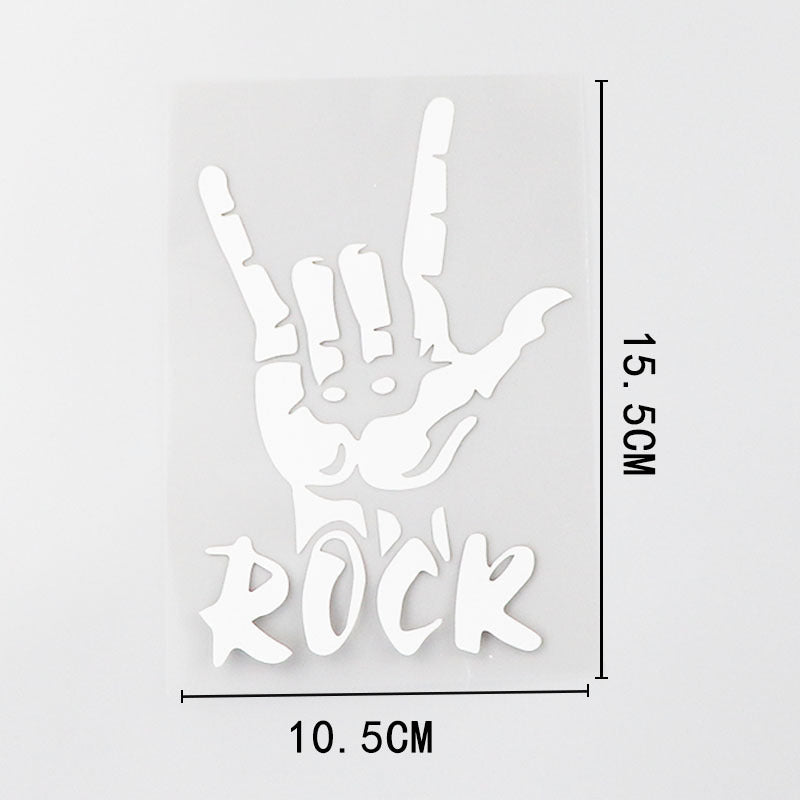 Personalized ROCK Creative Car Sticker Creative Car Decoration Waterproof Car Stickers