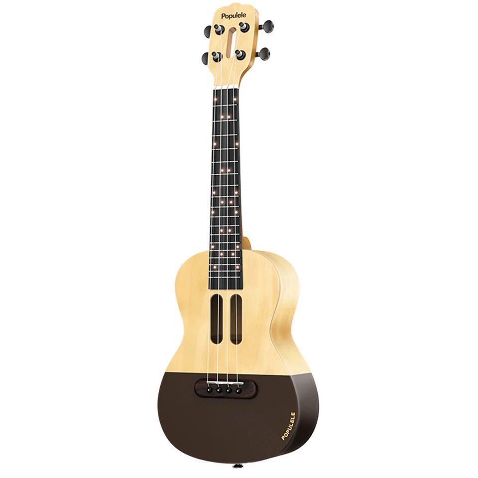 Ukelele inteligente U1, paquete de regalo de abeto de aprendizaje, entrada al juego, aplicación inteligente, guitarra pequeña