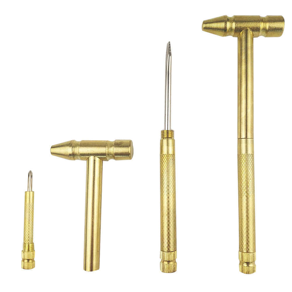 Tournevis Mini marteau en cuivre marteau domestique