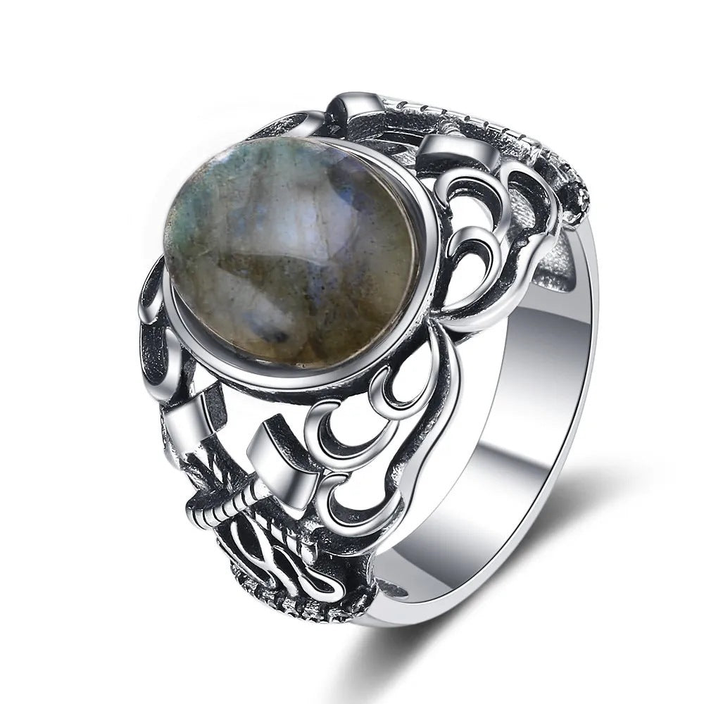 Turquoise Personalized Index Finger Ring