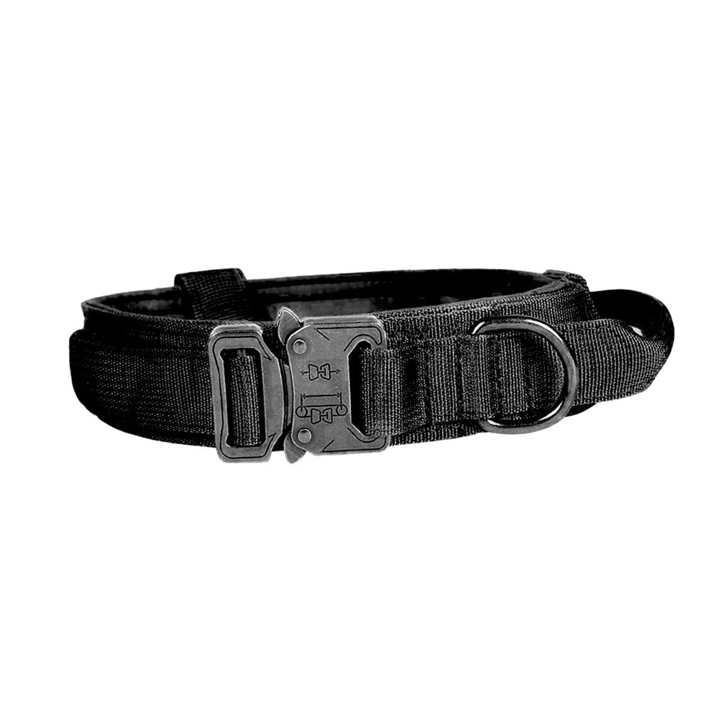Ensemble collier et laisse tactiques pour chien, collier militaire réglable en Nylon pour chien