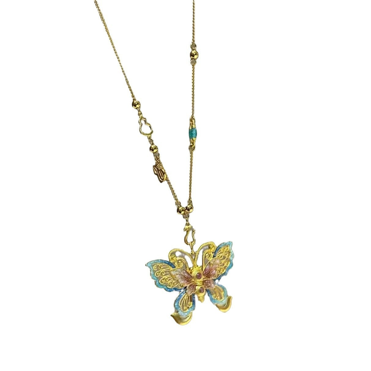 Chaîne de clavicule papillon doux femelle