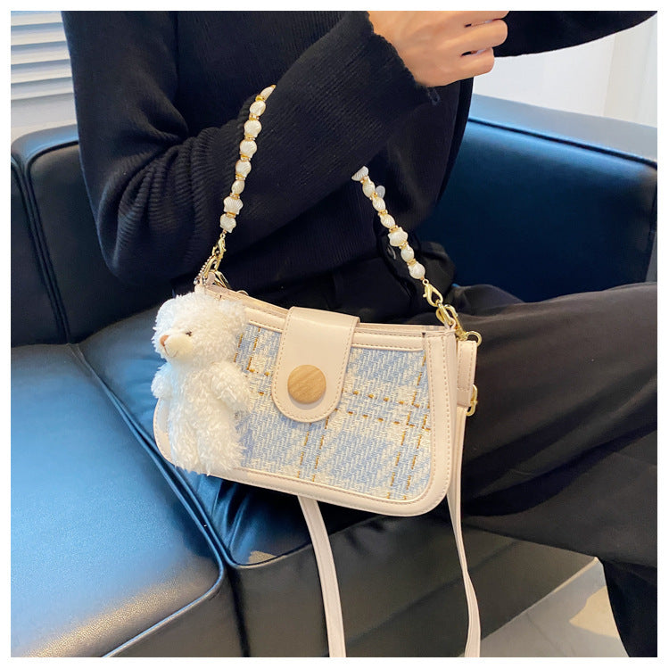 New Shoulder Bag Girls' Casual Messenger Bag Pendant