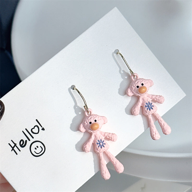 Boucles d'oreilles à tige en argent sterling pour femme