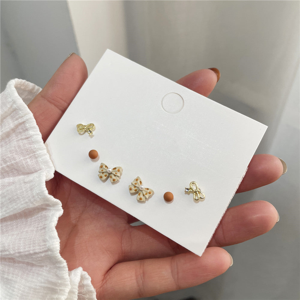 Boucles d'oreilles à tige en argent sterling pour femme