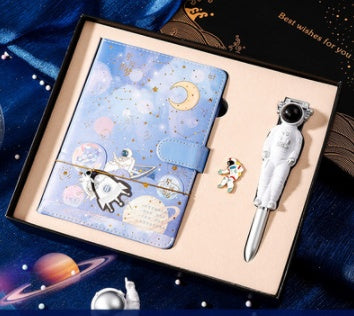Página Para Colorear Galaxy Dream Cuaderno Lindo Astronauta De Dibujos Animados