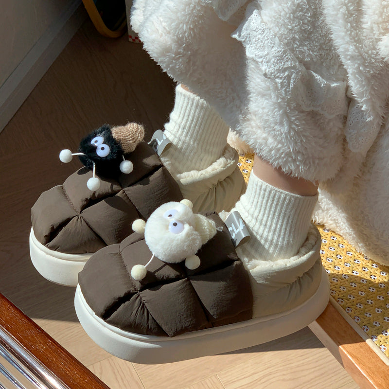 Chaussures En Coton À Plateforme De Couple Automne Et Hiver
