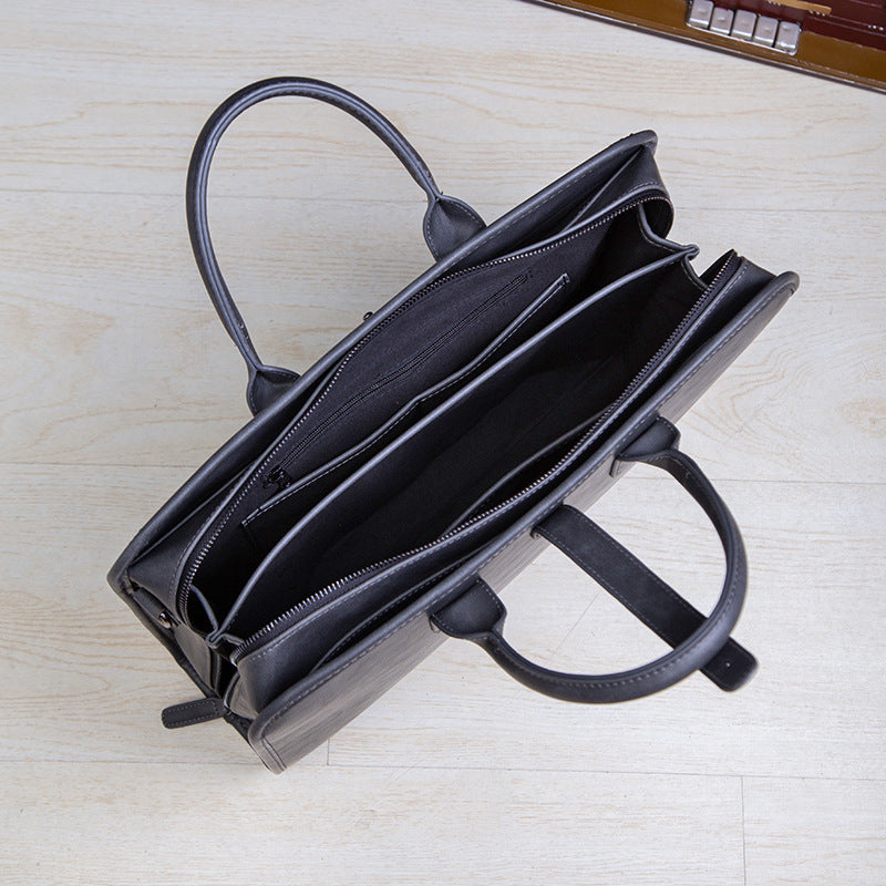 Bolso de mano para hombre, maletín informal diario, paquete de archivo personalizado