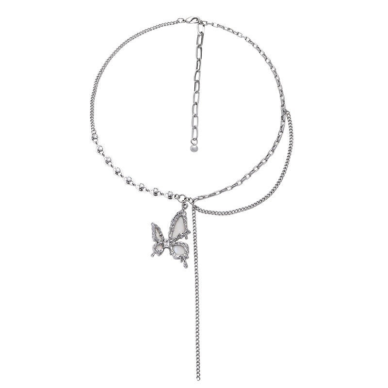 Original White Dream Butterfly Necklace For Women