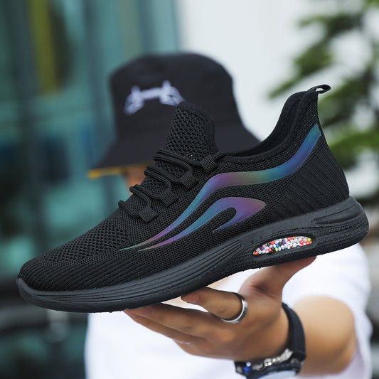 Zapatos versátiles transpirables de malla casual de moda de verano para hombres