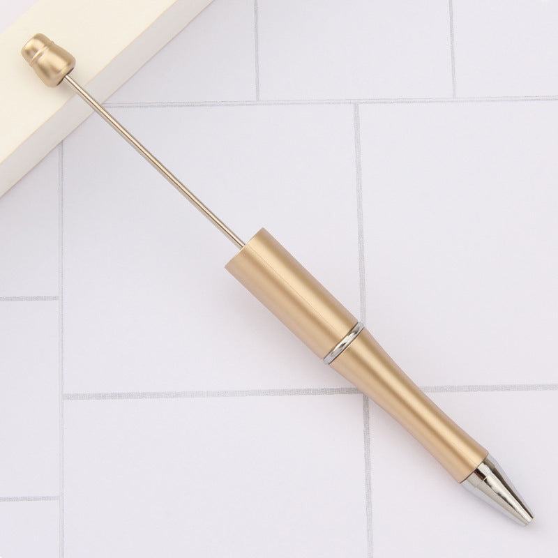 Stylo à bille créatif en plastique avec perles