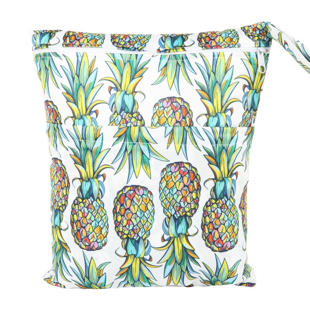 Bolsa de pañales con errores de gran capacidad y doble bolsillo, tamaño mediano