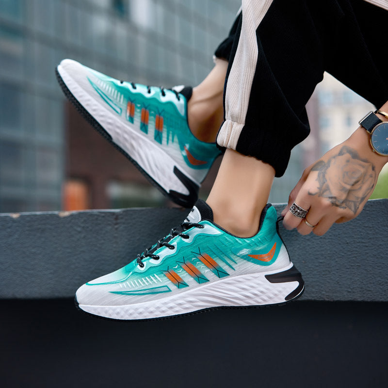 Zapatos para correr de malla personalizados de moda para hombre