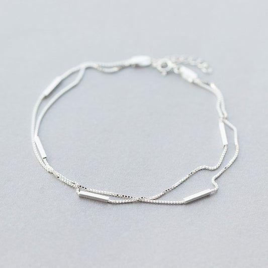 Mori Artistique Double Cercle Cheville Ornement Femmes