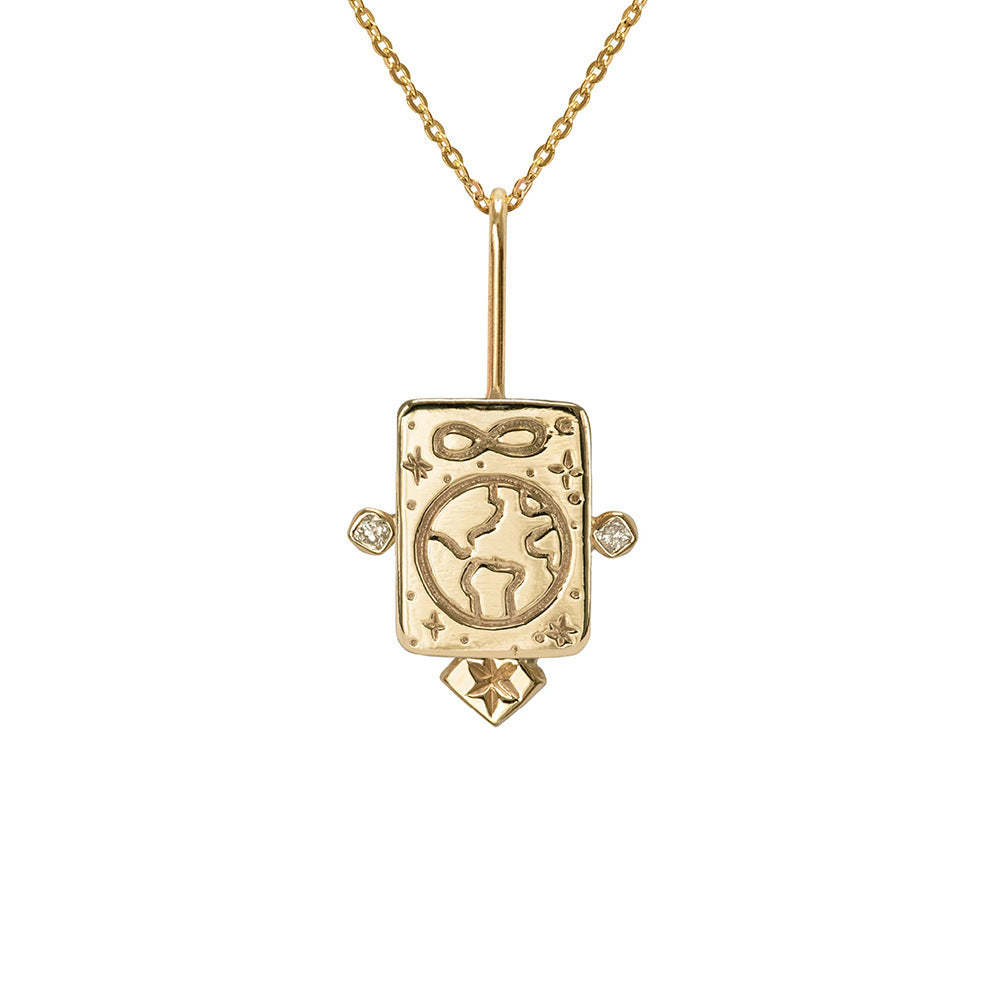Women's Fashion Titanium Steel Inlaid Zircon Necklace