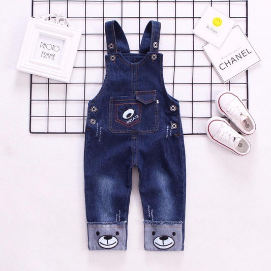 Salopette en jean pour bébé garçon, Jeans pour enfants
