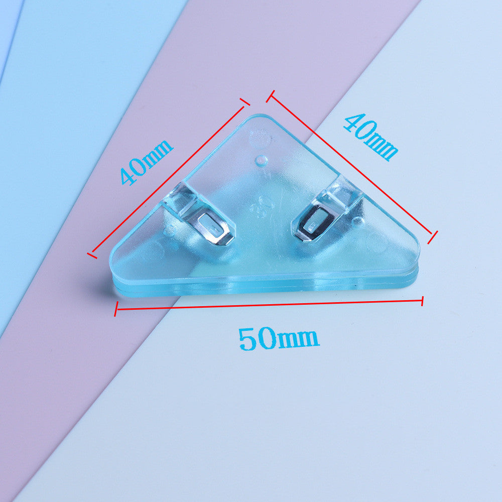 Clip de esquina de almacenamiento de archivos para estudiantes Ins