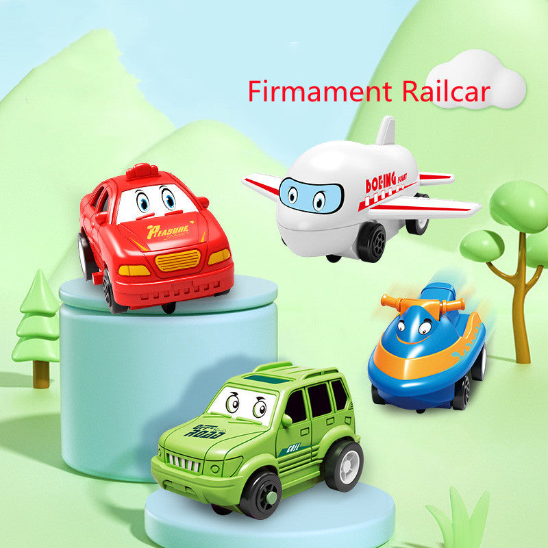 Puzzle pour enfants, vitesse de chemin de fer électrique, assemblage de voiture électrique automatique, scène de ville, Construction, jouet éducatif, cadeau