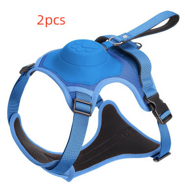 Harnais de collier pour chien, antidéflagrant, poinçon respirant et réglable pour animaux de compagnie, gilet d'entraînement en plein air