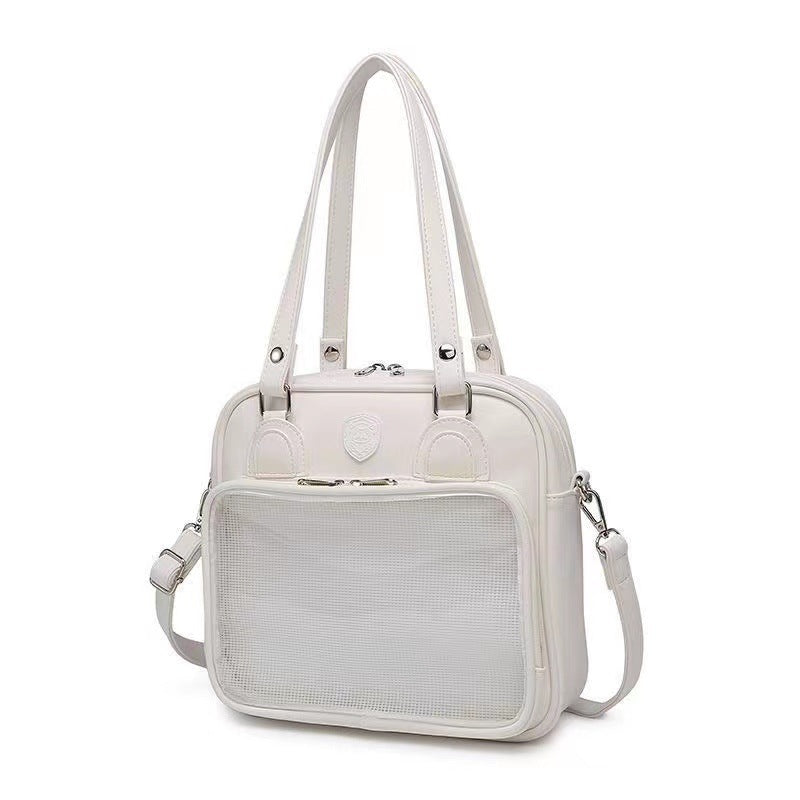 Original CONAI Oso Conejo Gato Cuadrado Commuter Tote Messenger Bag