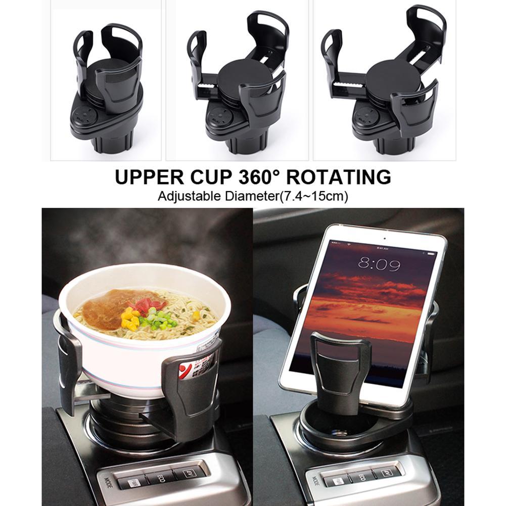 Porte-gobelet pliable pour voiture, porte-bouteille, support de tasse, lunettes de soleil, organisateur de téléphone, rangement, style de voiture