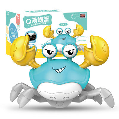 Jouet aquatique éducatif pour enfants, lumière électrique à Induction pour animaux de compagnie, crabe marchant, lumière musicale