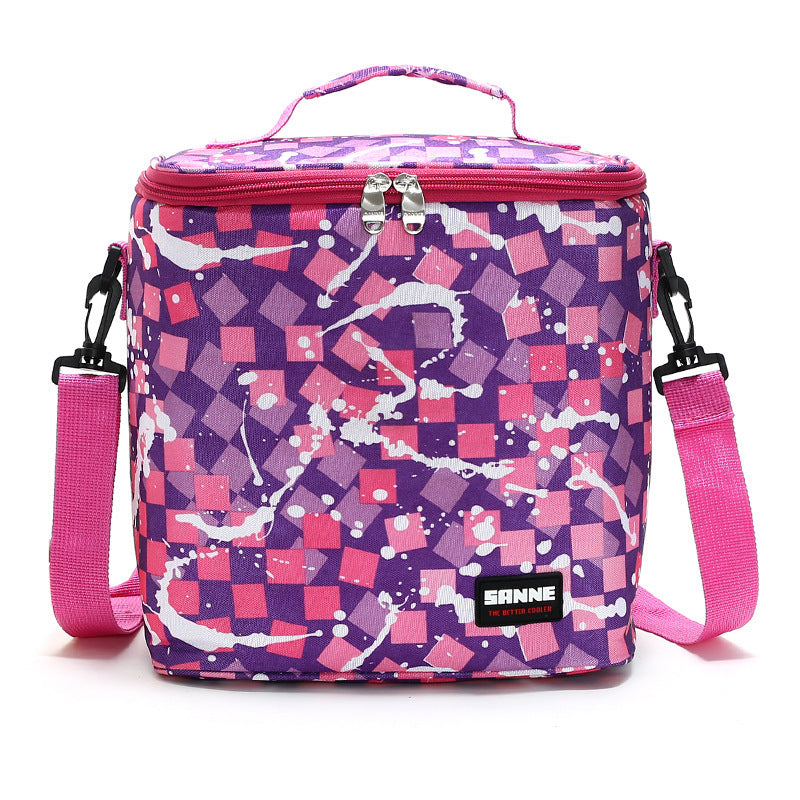 Outdoor Large Capacity Picnic Ice Pack Oxford Cloth Lunch Box PVC Insulated Bag