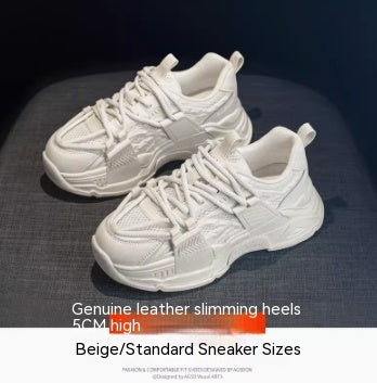 Zapatos deportivos de algodón de invierno para mujer con suela gruesa de ocio