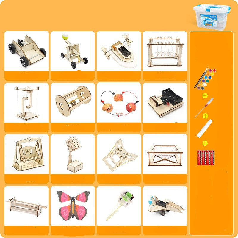 Science physique et technologie petit kit de production équipement pack de matériaux expérimentaux