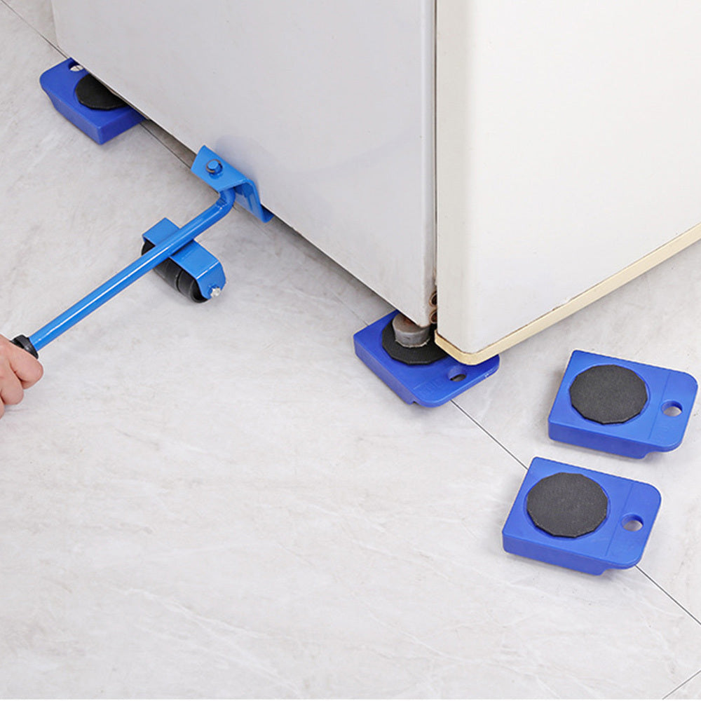 Ensemble d'outils de levage de meubles professionnels, dispositif de rouleau de barre de roue de déplacement de meubles, objets lourds, outils à main mobiles