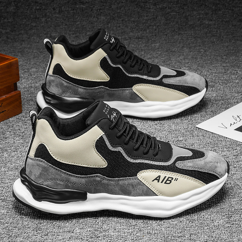 Zapatos deportivos informales de algodón con forro polar para hombre