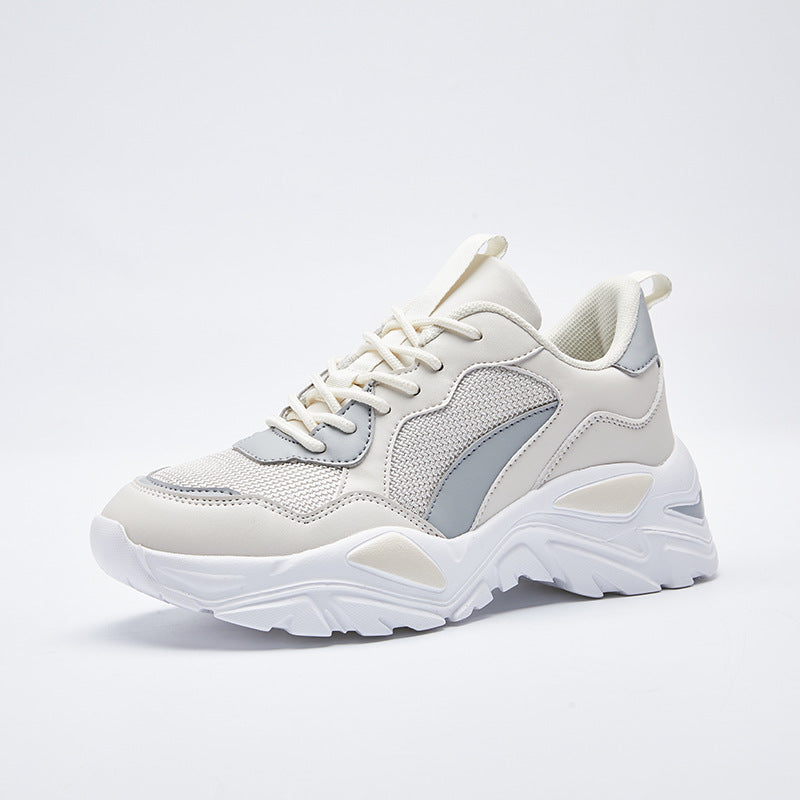 Zapatos de mujer ligeros tejidos voladores, zapatillas de deporte, zapatos para papá