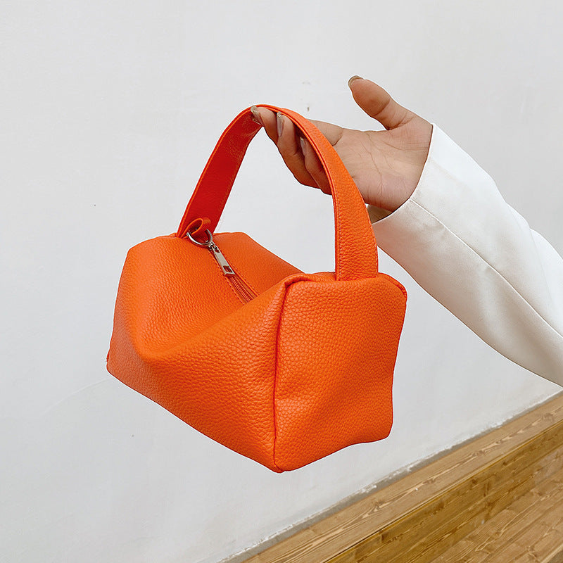 Bolso de mano con cadena todo fósforo de nueva moda de primavera
