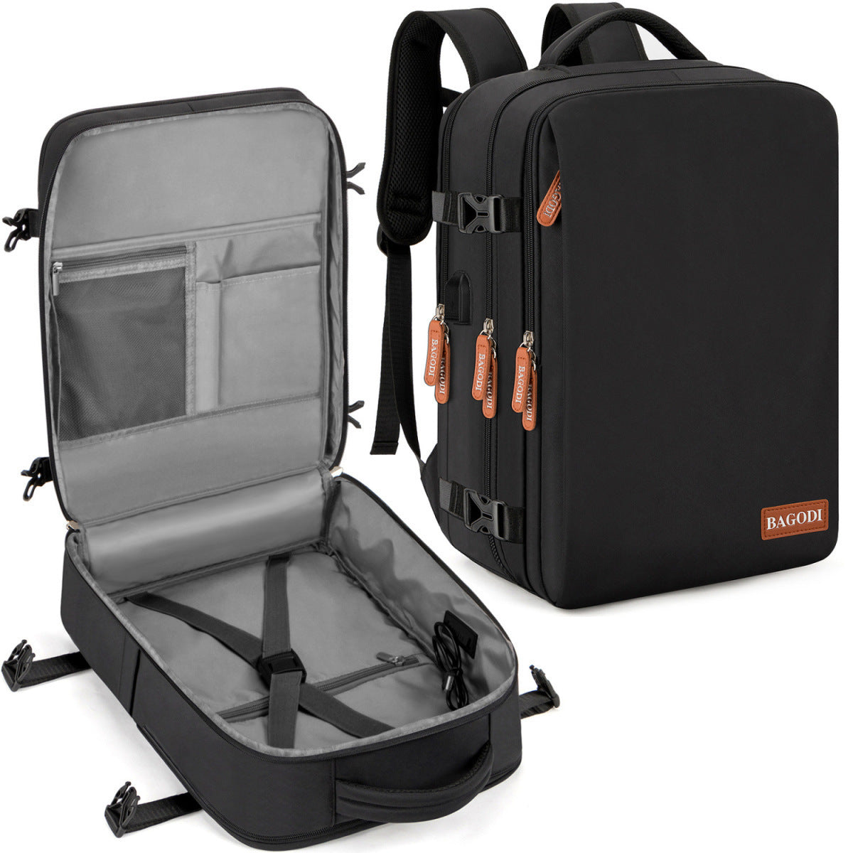 Sac à dos de bagage de voyage d'affaires de voyage hydrofuge