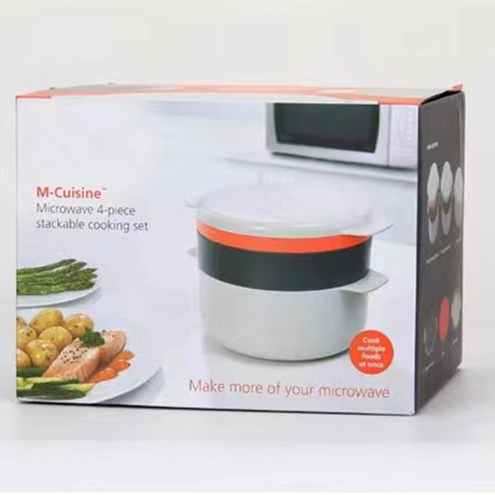 Récipient de cuisson à la vapeur en plastique pour micro-ondes, Gadgets de cuisine