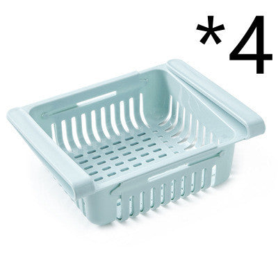Panier de rangement pour réfrigérateur, boîte de rangement extensible multifonction pour réfrigérateur de cuisine