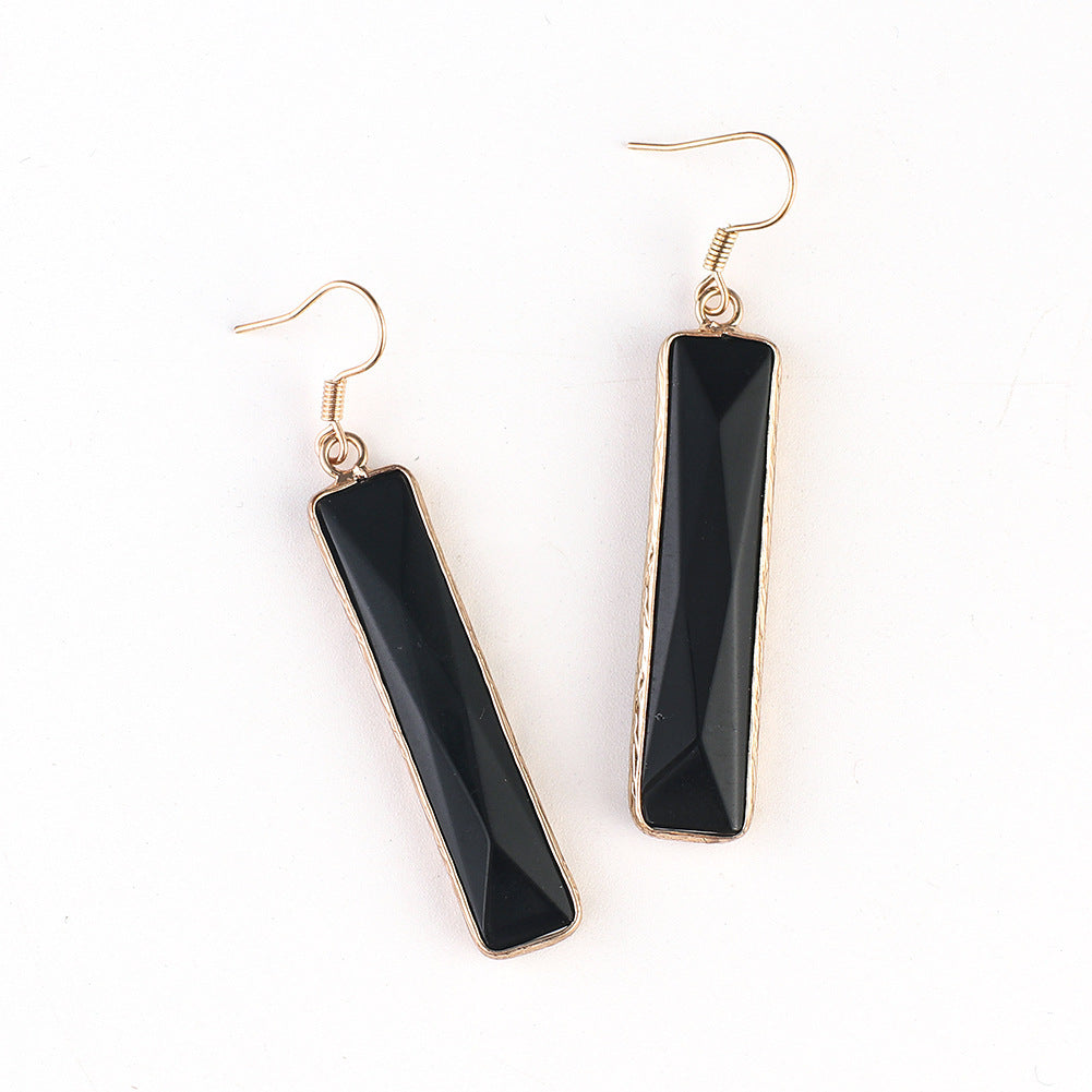 Pendentif en pierre naturelle, boucles d'oreilles tendance pour femmes, bijoux vendus, nouvelle collection