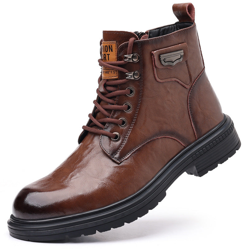 Botas de motor de transporte de moda Botines