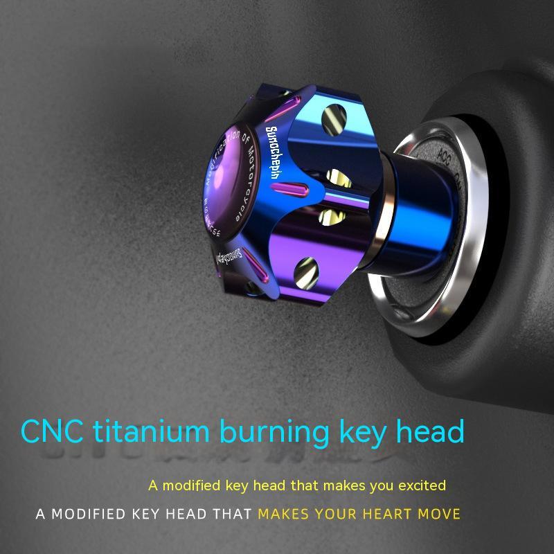 Accessoires de Modification de moto, tête de clé, couvercle de clé Unique