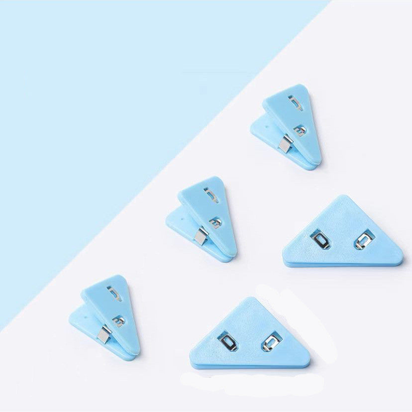 Clip de esquina de almacenamiento de archivos para estudiantes Ins