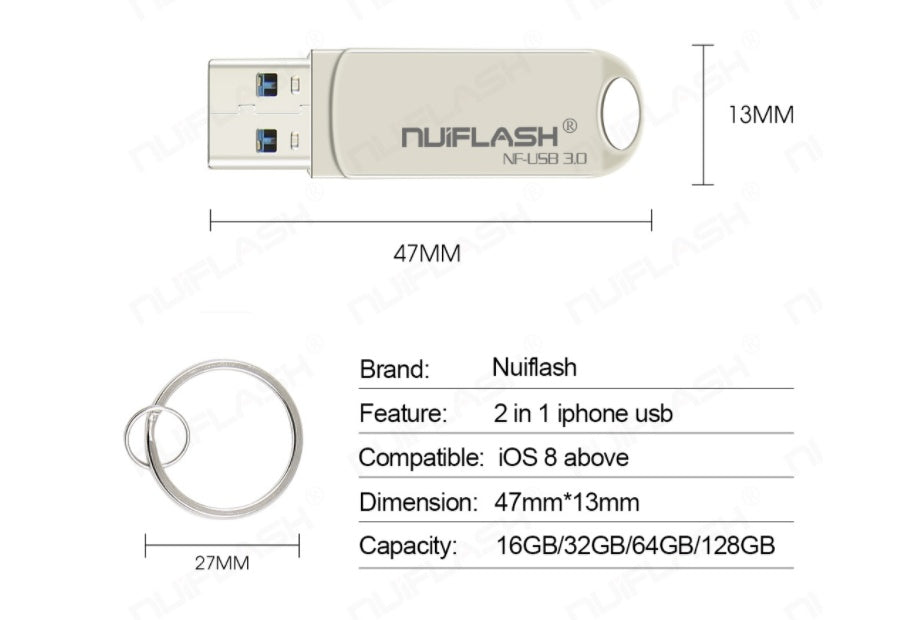 Convient au disque U du téléphone portable Apple