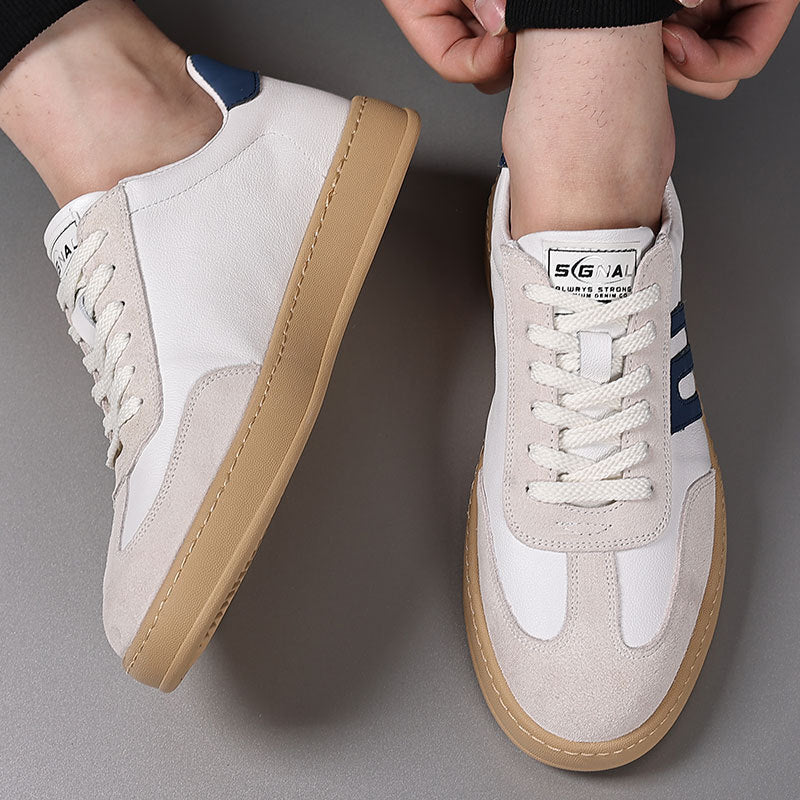 Zapatos casuales transpirables de fondo suave y todo fósforo de moda para hombres