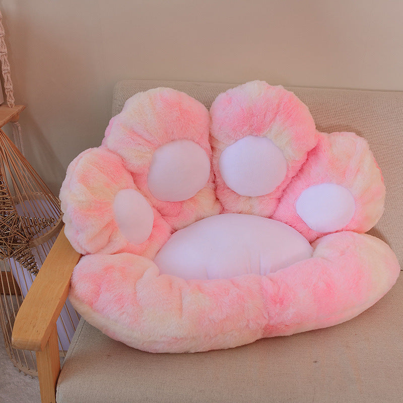 Cojín Súper lindo de la almohada de la pata del oso de la pata del gato