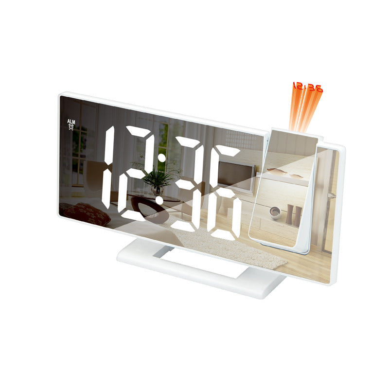 Reloj despertador digital multifuncional con proyección LED
