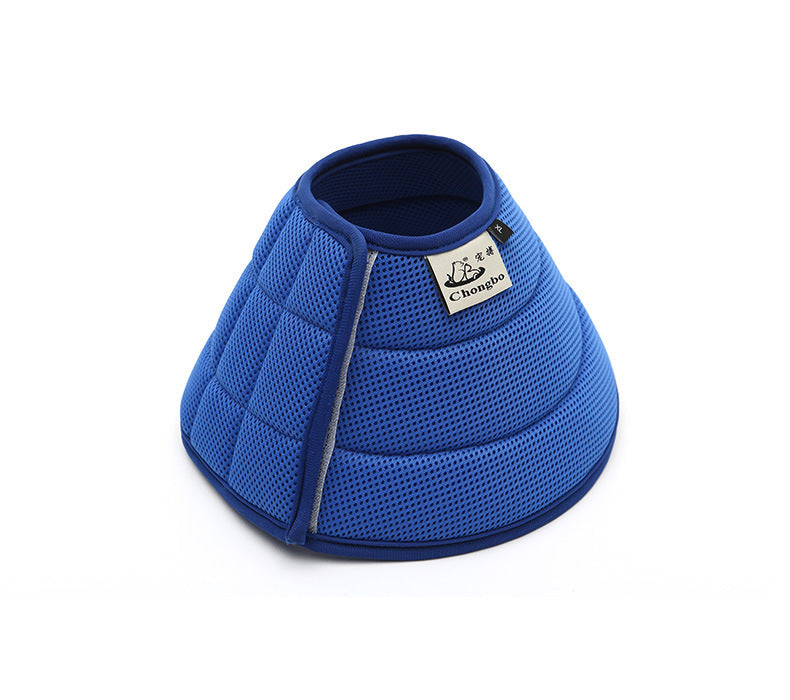 Collar antimordida para perros y gatos, collares de recuperación médica para mascotas, cubierta de protección transparente para mascotas, Collar isabelino circular para suministros para mascotas