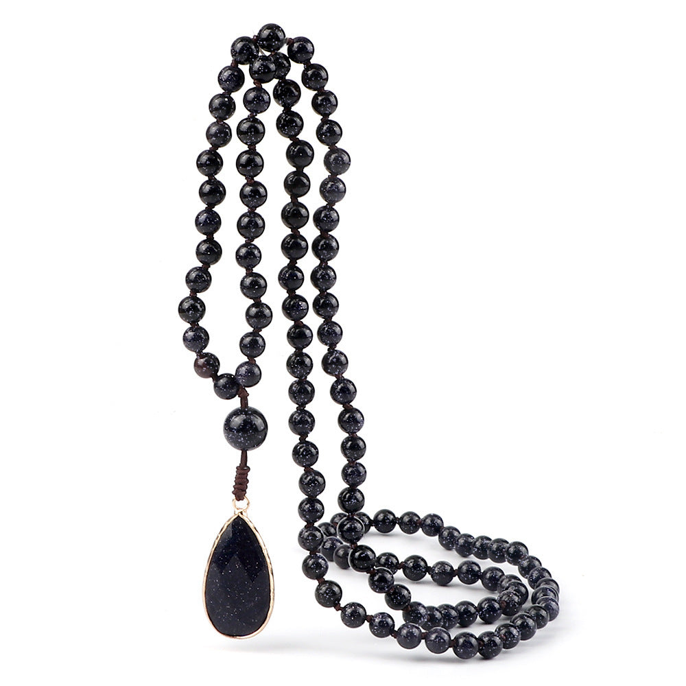 Creative Fashion Multi-circle Layer 108 Pieces Bead String Jewelry Necklace Bracelet