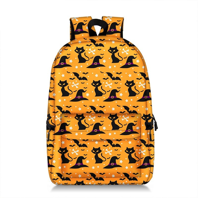 Mode tout imprimé nouveau sac à dos créatif chat mignon