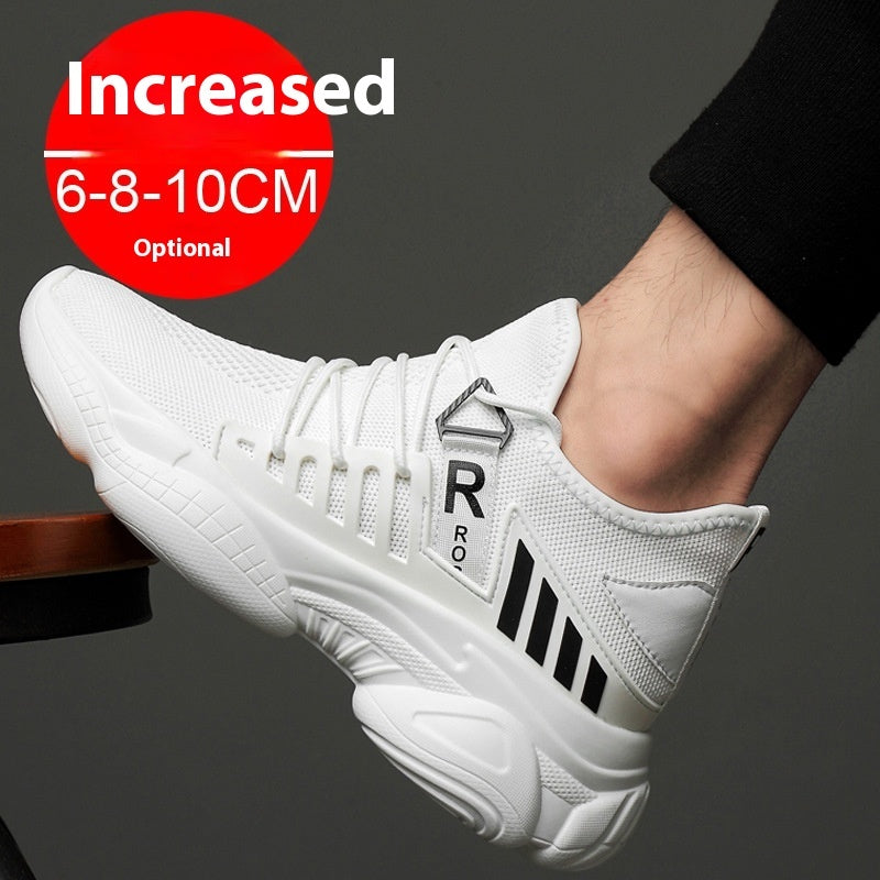 Chaussures de sport décontractées à talon de mode pour hommes d'ascenseur